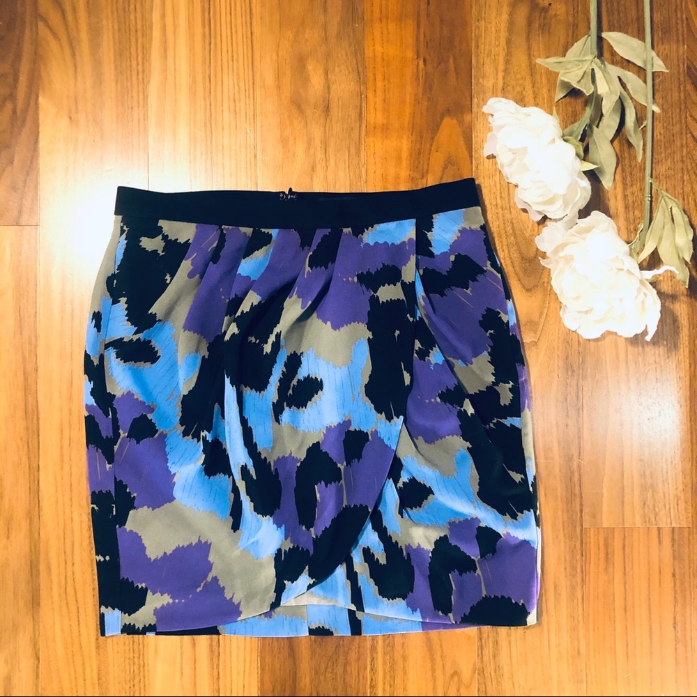 Banana Republic Abstract Art Skirt
